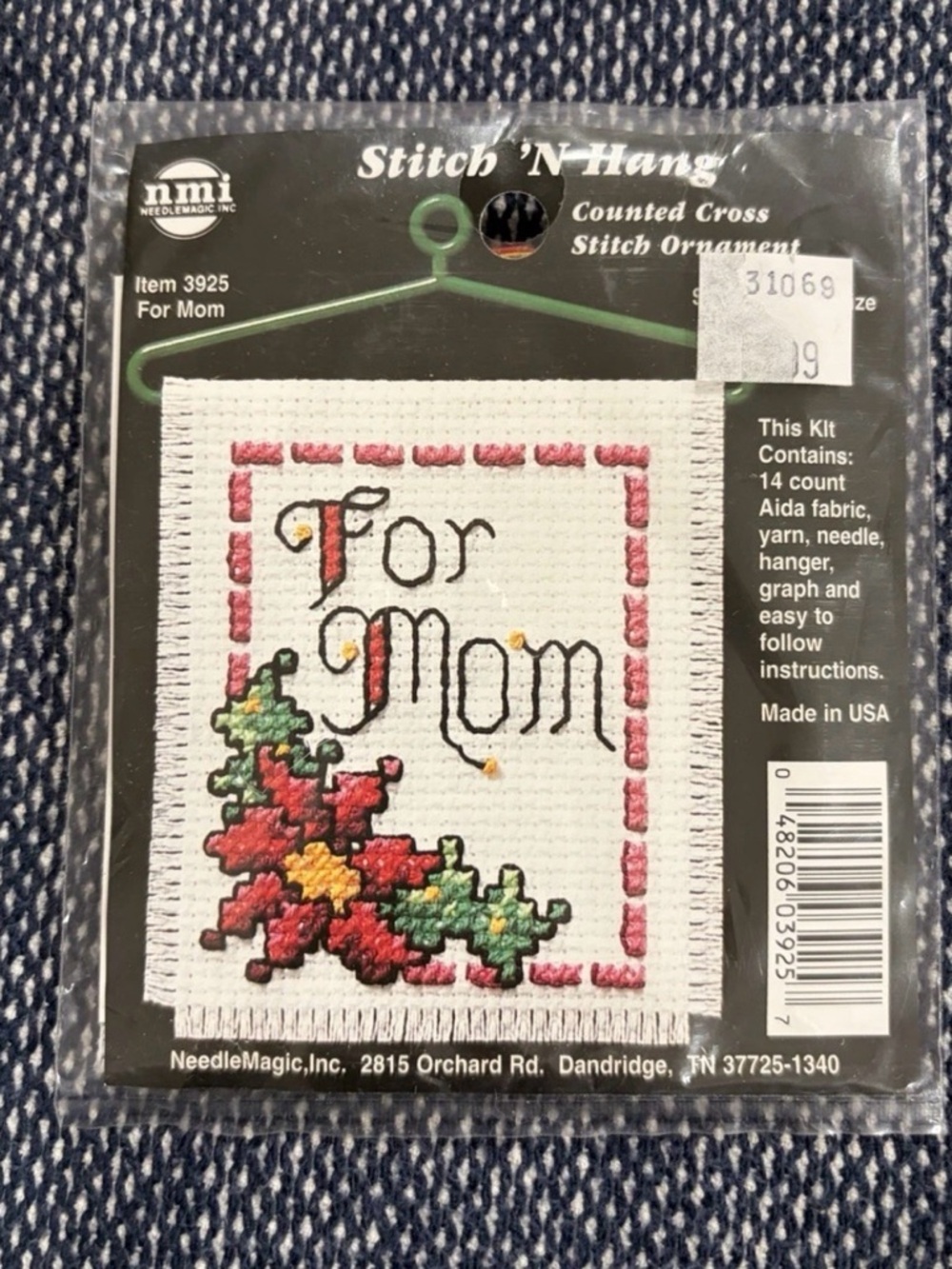 Vintage NeedleMagic "For Mom" Cross Stitch Kit - NIP